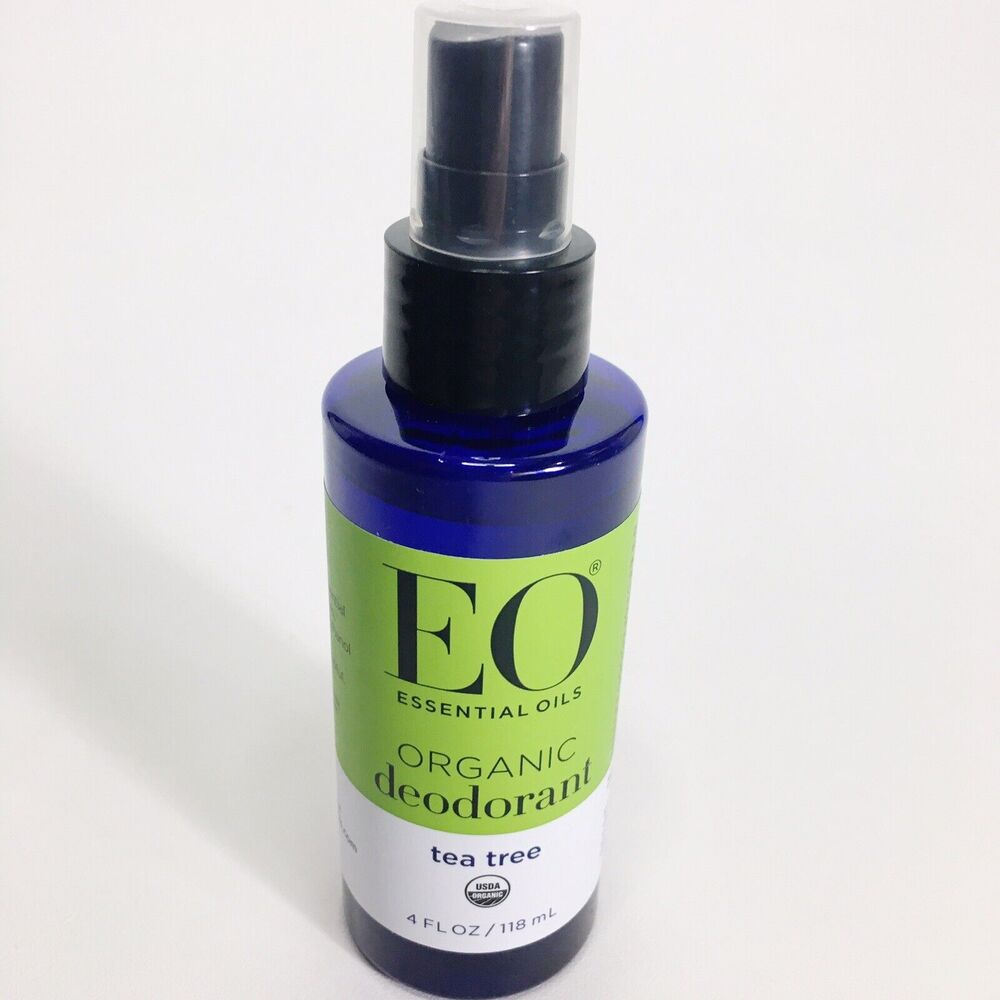 EO Organic‎ 4oz Deodorant Spray Tea Tree Essential Oils Aluminum Free Natural